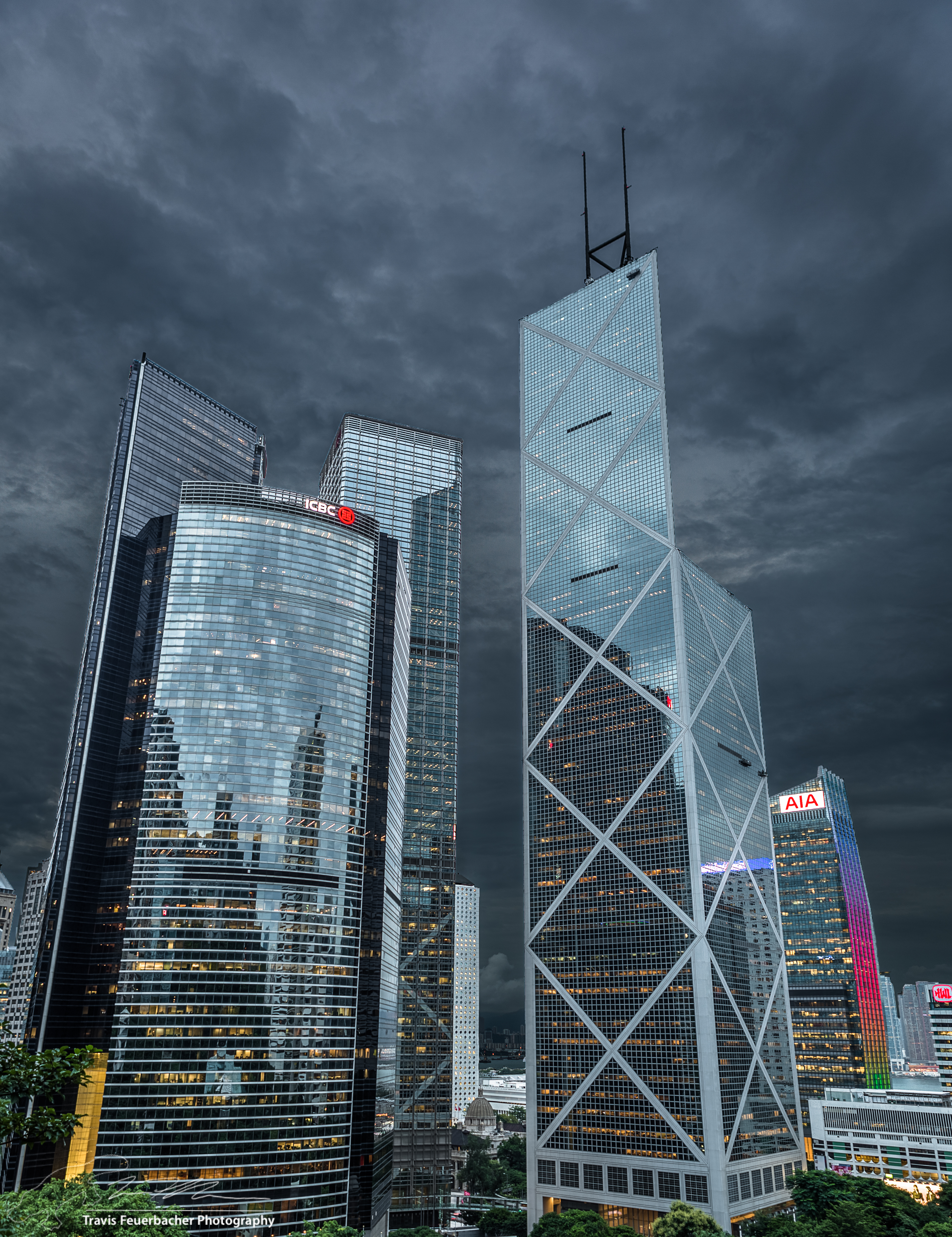 Storm Over Central Hong Kong